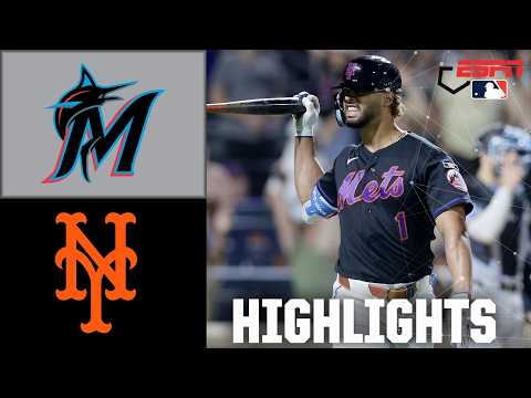 WALK-OFF WINNER IN EXTRAS 😱 New York Mets vs. Miami Marlins | Full Game Highlights | ESPN MLB