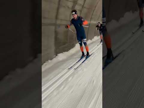 Torsby Ski Tunnel training? More like tunnel vision for #MilanoCortina2026 ❄️ 📹 IG: josteinhvinjerui