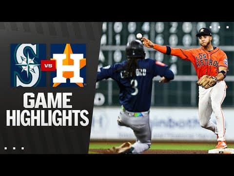 Mariners vs. Astros Game Highlights (9/19/25) | MLB Highlights