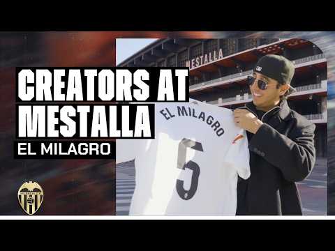 CREATORS AT MESTALLA | 🏟️ Mestalla, primer estadio que  @Losmilagrososvlogs visita en Europa 🦇