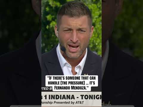 Tim Tebow praises Mendoza ahead of Indiana vs. Miami in the National Championship 🙏