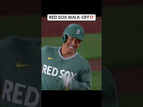 Sox walk off at Fenway 👀