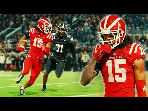 This 5 Star WR RUINED The #1 Team in the Nation's SEASON!