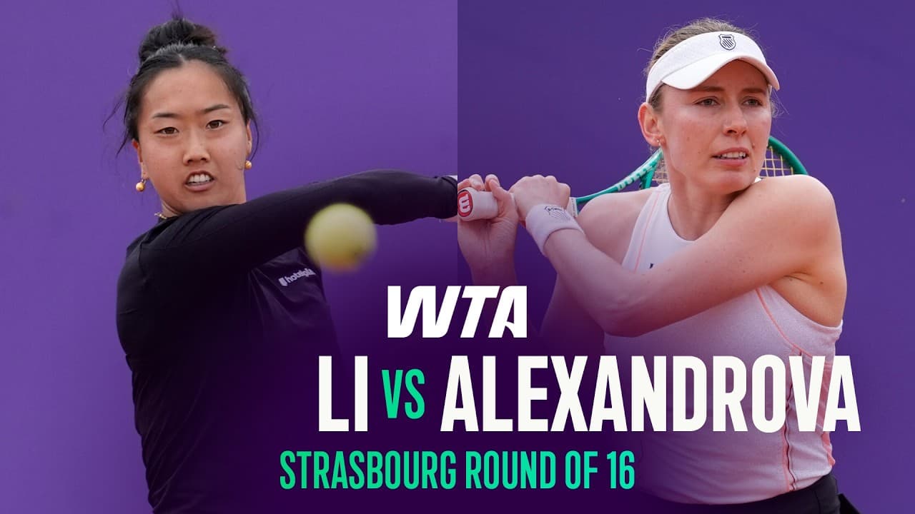 Ann Li vs. Ekaterina Alexandrova | 2026 Strasbourg Round of 16 | WTA Match Highlights