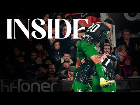 INSIDE: Primer desplazamiento del 2026 con empate en Mestalla 👊