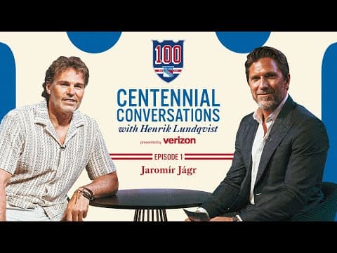 Centennial Conversations with Henrik Lundqvist - Episode 1: Jaromír Jágr