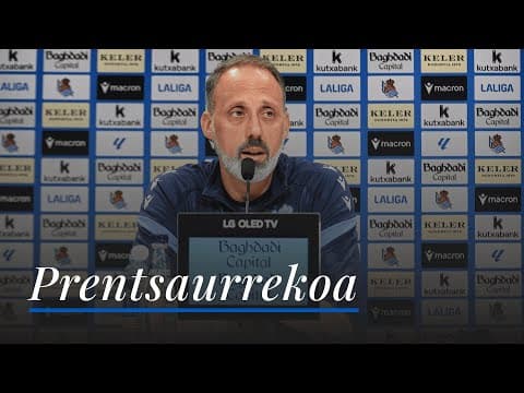 RUEDA DE PRENSA | Pellegrino Matarazzo | Getafe CF - Real Sociedad