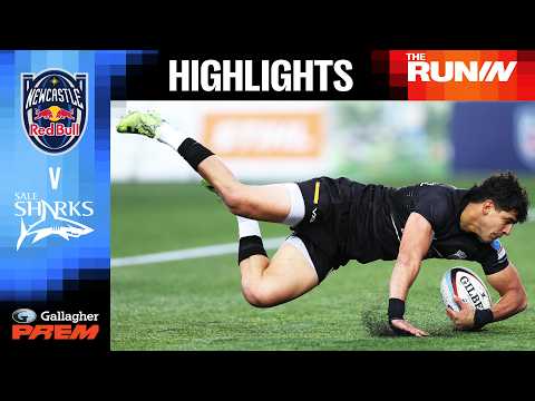 LATE COMEBACK! Newcastle Red Bulls v Sale Sharks | Gallagher PREM Rugby | R17 Highlights & Reaction