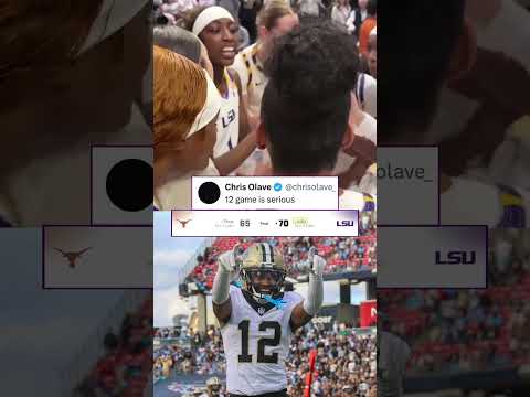 Chris Olave was in the house to watch No. 12 LSU hand No. 2 Texas its first loss of the season 🔥