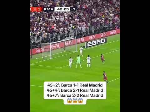 WILD END TO THE FIRST HALF 🤯