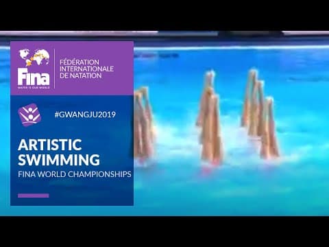 Artistic Swimming Team Free Final FULL Replay | Gwangju 2019 FINA