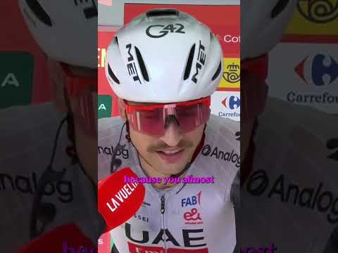 ‘This is for you’ 🥰🥺 Jay Vine dedicates his Stage 6 win at La Vuelta a España to his family ❤️