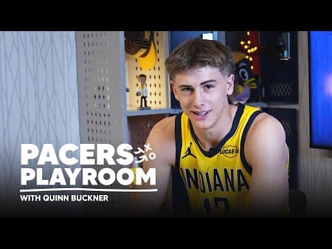 Johnny Furphy Joins Quinn Buckner for a Game of UNO in the Pacers Playroom