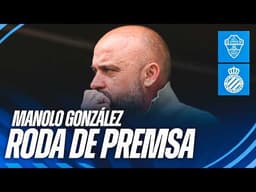 🎥 Roda de premsa postpartit de Manolo González | #ElcheEspanyol