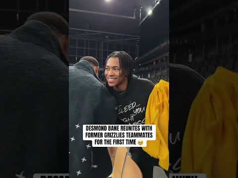 Des reunited with his Grizz fam! 🥹🐻