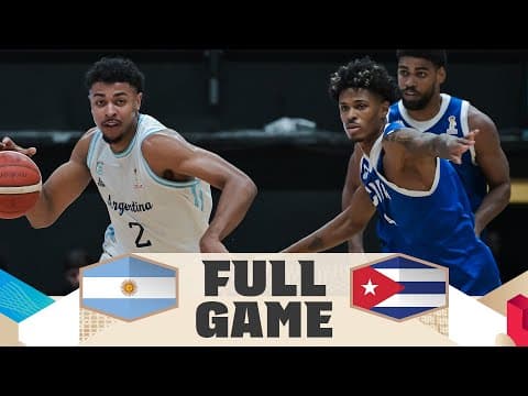 Argentina v Cuba | Full Basketball Game | FIBA Basketball World Cup 2027 Americas Qualifiers