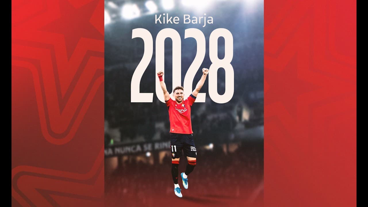 SPOT | Osasuna renueva a Kike Barja hasta 2028