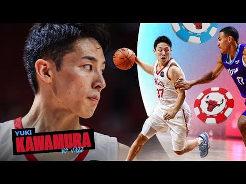Yuki Kawamura DOMINATES in Summer League 🔥🇯🇵 20 PTS & 10 AST vs. Utah | Chicago Bulls Highlights