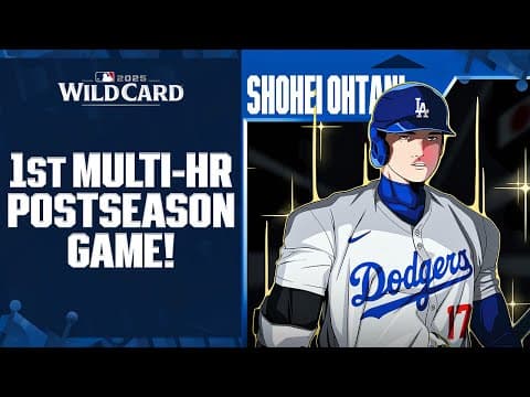 Shohei Ohtani's FIRST-EVER MULTI-HOMER game in the Postseason! 🤩 | 大谷翔平 ハイライト