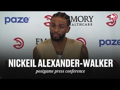 Hawks vs. Cavaliers Postgame Press Conference: Nickeil Alexander-Walker