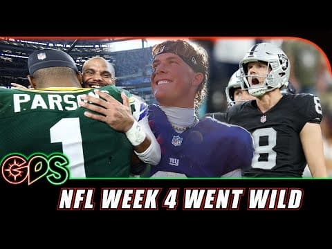 Ties, Upsets & More Blocked Kicks: NFL Week 4 Recap