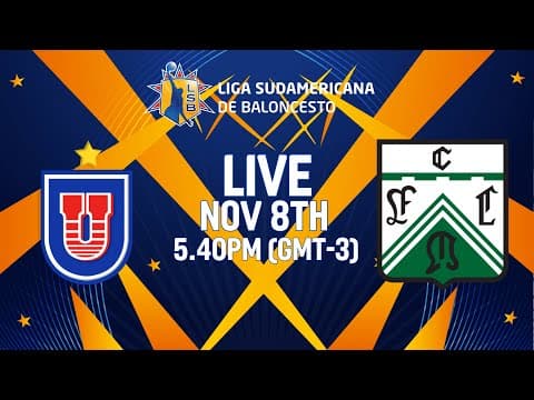 LIVE - Club Universitario v Ferro | Liga Sudamericana de Baloncesto FIBA 2025