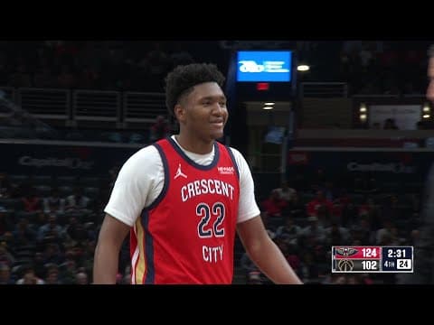 Derik Queen Triple Double Highlights vs. Washington Wizards 1/9/26