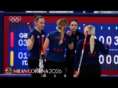 Great Britain curling ends Milan Cortina road with win vs. Italy | Winter Olympics 2026 | NBC Sports