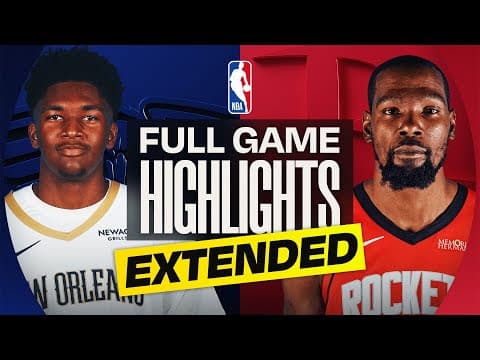 EXTENDED: PELICANS at ROCKETS | FULL GAME HIGHLIGHTS | January 18, 2026