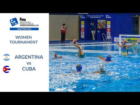 Re-Live | Day 7 - Women's Water Polo Intercontinental Cup 2022 // ARG vs CUB