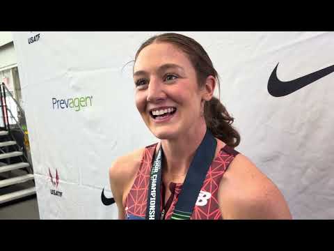 Emily MacKay thrilled with first ever USA title after 3K win, will double back in 1500