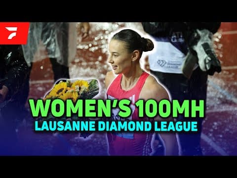 Nadine Visser BATTLES Masai Russell In 100mH at Lausanne Diamond League 2025