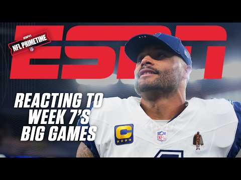 NFL PrimeTime Week 8 Reaction 🍿 Cowboys win big, Chiefs shutout Raiders & more