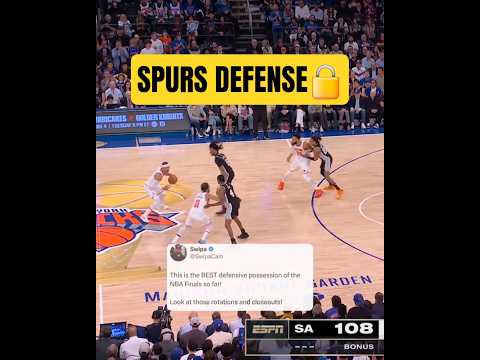 Spurs defense was LOCKED IN😤
