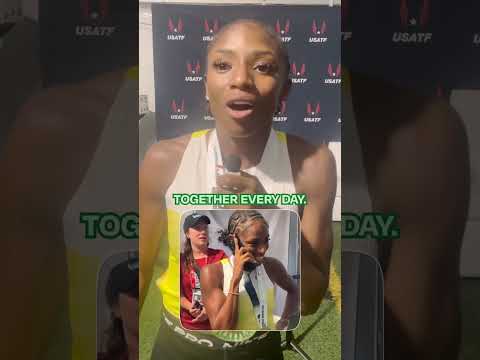 Melissa Jefferson-Wooden🤝Sha'Carri Richardson