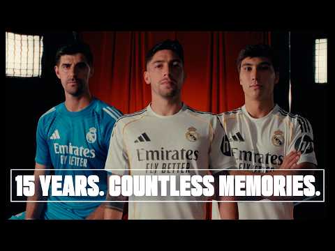 15 YEARS. COUNTLESS MEMORIES | Real Madrid x Emirates with Courtois, Valverde and Gonzalo.