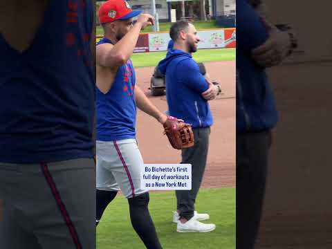A look at Bo Bichette’s first full workout as a New York Met