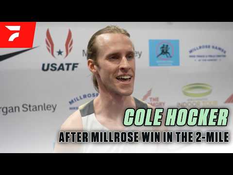 Cole Hocker On His Millrose Games 2 Mile Victory