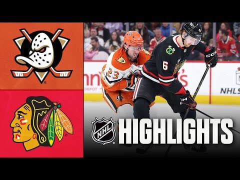 Ducks vs. Blackhawks | NHL Highlights | November 30, 2025