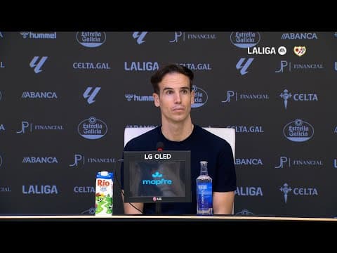 Íñigo Pérez tras el RC Celta 3 - Rayo Vallecano 0