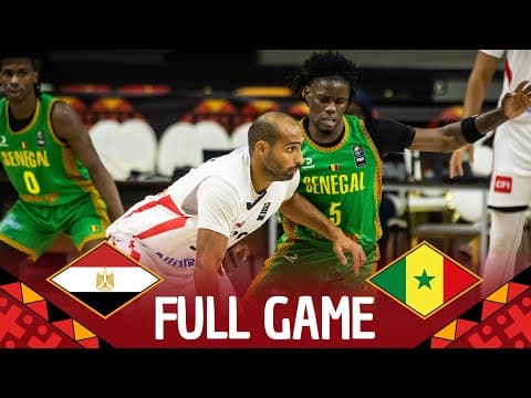 Group Phase | Egypt v Senegal | Full Basketball Game | FIBA AfroBasket 2025