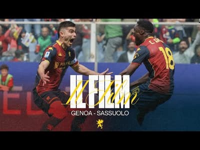 2️⃣ TWO GOALS AT HOME | GENOA - SASSUOLO | FILM della PARTITA 25/26 🎞️