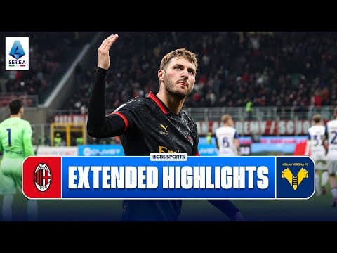 AC Milan vs. Hellas Verona: Extended Highlights | Serie A | CBS Sports Golazo