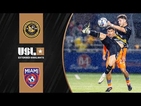 Pittsburgh Riverhounds SC vs. Miami FC: Extended Highlights | USL Championship | CBS Sports Golazo