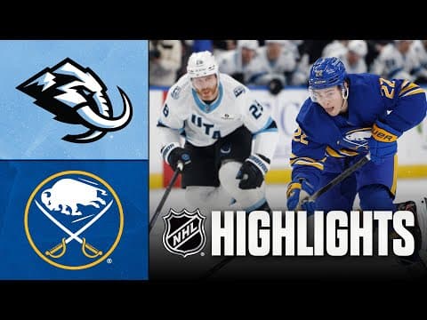 NHL Highlights | Mammoth vs. Sabres | November 04, 2025