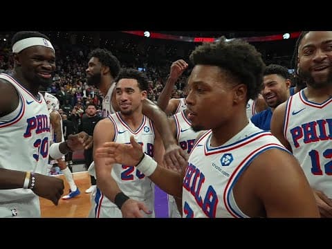 Kyle Lowry Receives A HUGE Standing Ovation In Toronto!