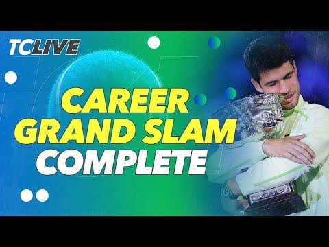 Carlos Alcaraz Becomes Youngest Man to Complete Career Grand Slam | 2026 Australian Open | TC Live
