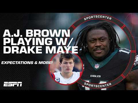 'MATCH MADE IN HEAVEN!' Harry Douglas on A.J. Brown's relationship with Drake Maye 👏 | SportsCenter