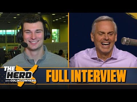 Fernando Mendoza on CFP win, NFL prep, how Tom Brady influenced his game | FULL INTERVIEW | The Herd