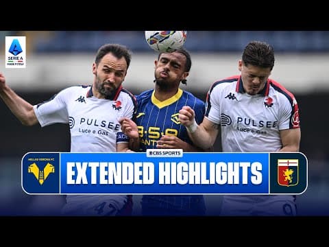 Hellas Verona vs. Genoa: Extended Highlights | Serie A | CBS Sports Golazo